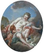 Francois Boucher Venus Restraining Cupid oil painting